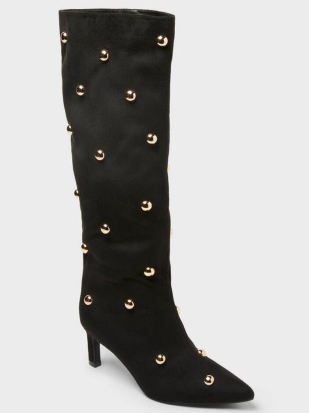 JUSTICE Mid-Calf Black Boots with Memory Foam Insole – A New Day Jet Black- - Picture 3 of 5